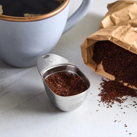 NIB Pampered Chef Stainless Steel Measuring Scoop - Picture 2 of 9